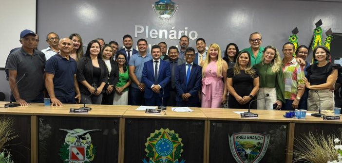 Solene de Reinauguração da Câmara Municipal de Breu Branco